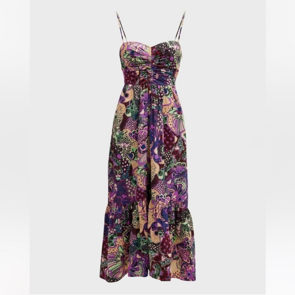A.L.C. Lilah Floral Print Dress View 3